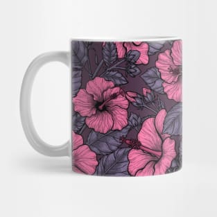 Pink hibiscus Mug